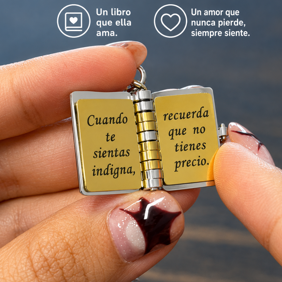 Collar Libro de Mensajes Personalizados para Seres Queridos