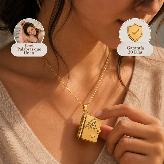 Collar Libro de Mensajes Personalizados para Seres Queridos