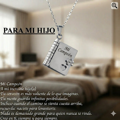 Collar Libro de Mensajes Personalizados para Seres Queridos