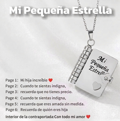 Collar Libro de Mensajes Personalizados para Seres Queridos